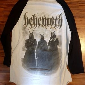 Behemoth The Satanist baseball tee